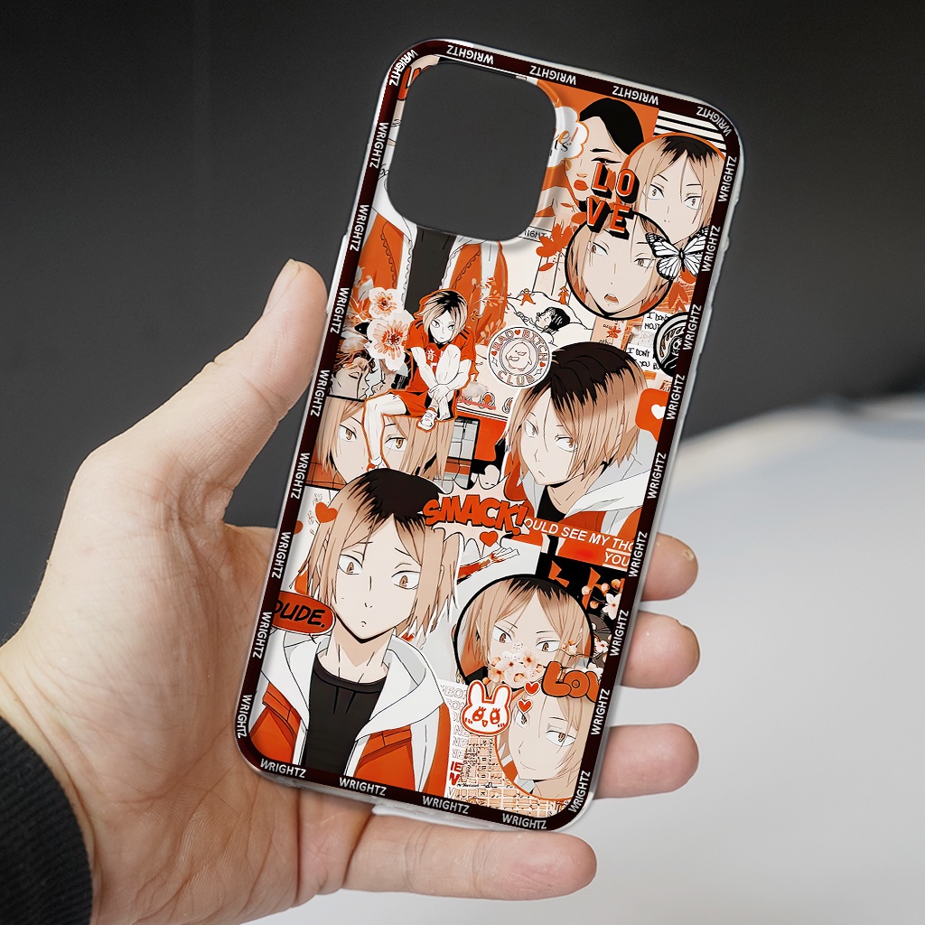 Ốp lưng iphone anime Haikyuu Kenma Kozume phụ kiện ốp điện thoại trang trí thời trang