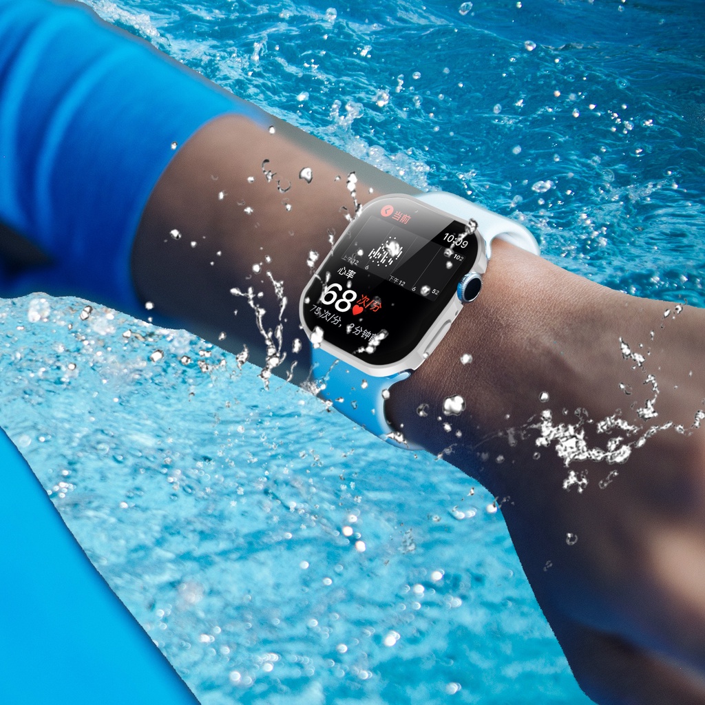 Kính Cường Lực Cứng Chống Thấm Nước Bảo Vệ Màn Hình Cho Apple watch 7 6/se/5/4 7 6 se 5 40mm 44
