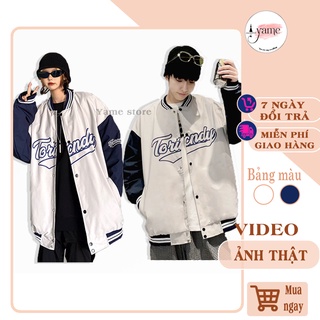 Áo khoác bomber 2 lớp vải dù dày dặn TORIONDY thời trang nam nữ unisex YAME