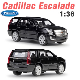 Xe mô hình ô tô Cadillac Escalade hãng Welly tỉ lệ 1:36 xe đồ chơi trẻ em bằng kim loại