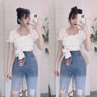 Áo croptop tay ngắn