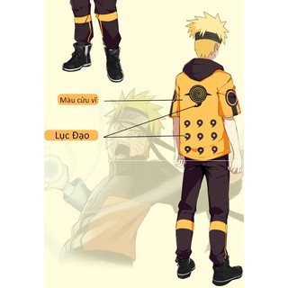 Áo thun ngắn tay Naruto Lục Đạo - [Áo Naruto Lục Đạo]