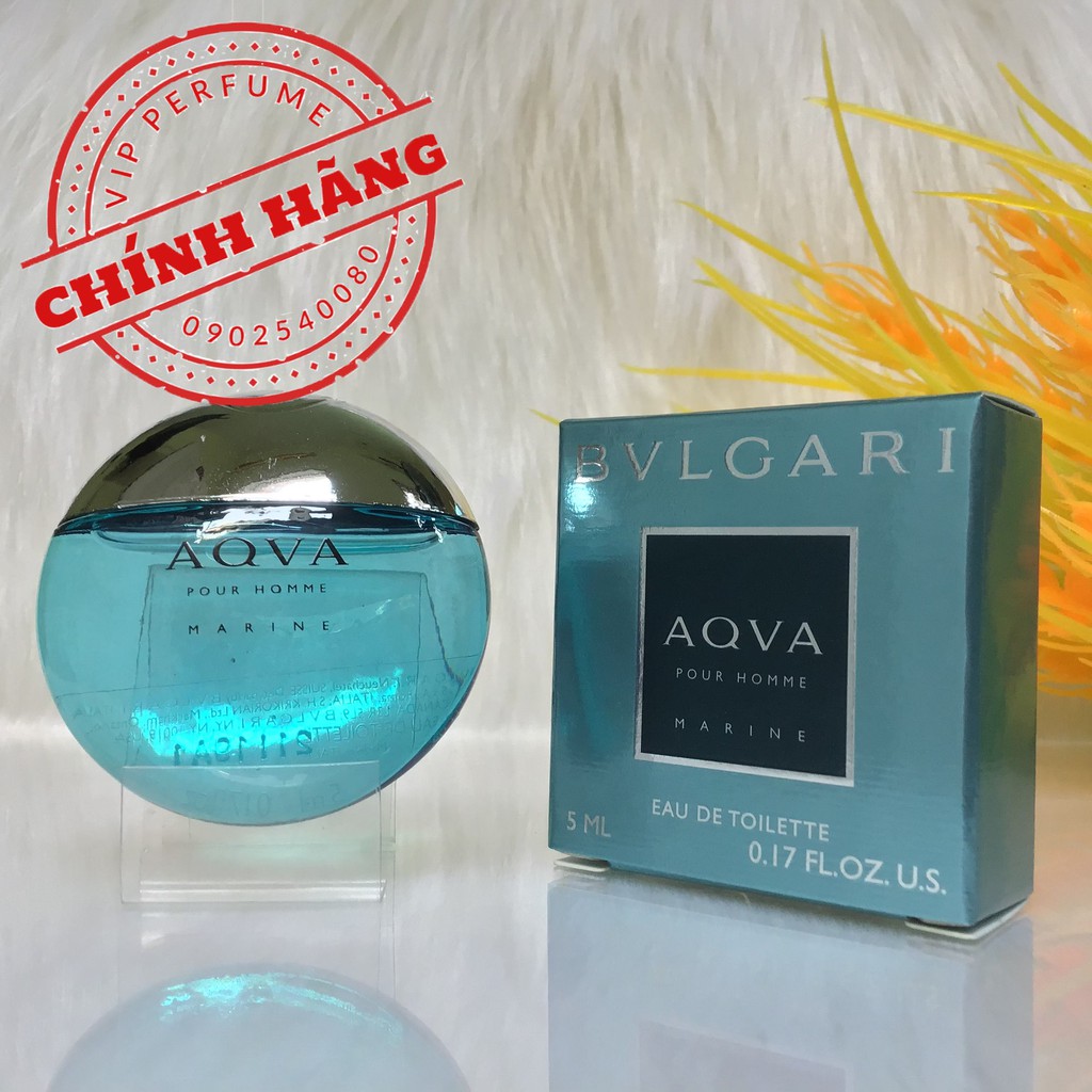 Nước hoa nam Bvlgari Aqva Pour Homme Marine EDT 5ml