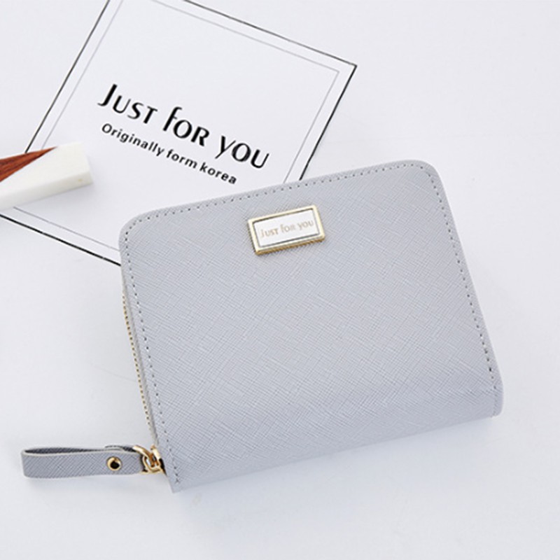 Ví nữ ngắn mini cao cấp FOREVER FOR YOU cute dễ thương nhỏ gọn bỏ túi gập 3 LUVADO VD309 | BigBuy360 - bigbuy360.vn