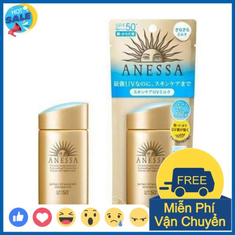 🎁𝐌𝐢𝐞̂̃𝐧 𝐏𝐡𝐢́ 𝐒𝐡𝐢𝐩🎁 Kem Chống Nắng Anessa UV Skincare Milk Bảo Vệ Hoàn Hảo