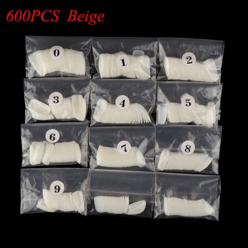 French Transparent Nail Patch/ Durable Long Lasting Crylic False Nail Tips/ Natural Curved Fake Nail Stickers/ Manicure Tool Accessories