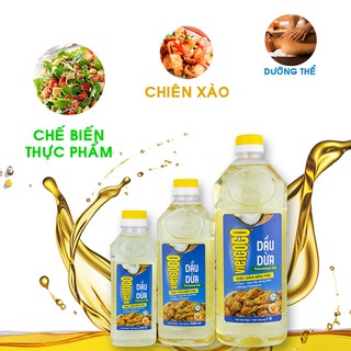 [Chính hãng] Dầu dừa Vietcoco 2 Lít Dùng cho mỹ phẩm và Thực Phẩm