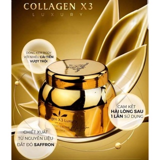 sale- [ CHÍNH HÃNG] Kem dưỡng trắng da Body Collagen X3 Luxury - Da trắng bật tone sau 7-10 ngày sử dụng-BH10