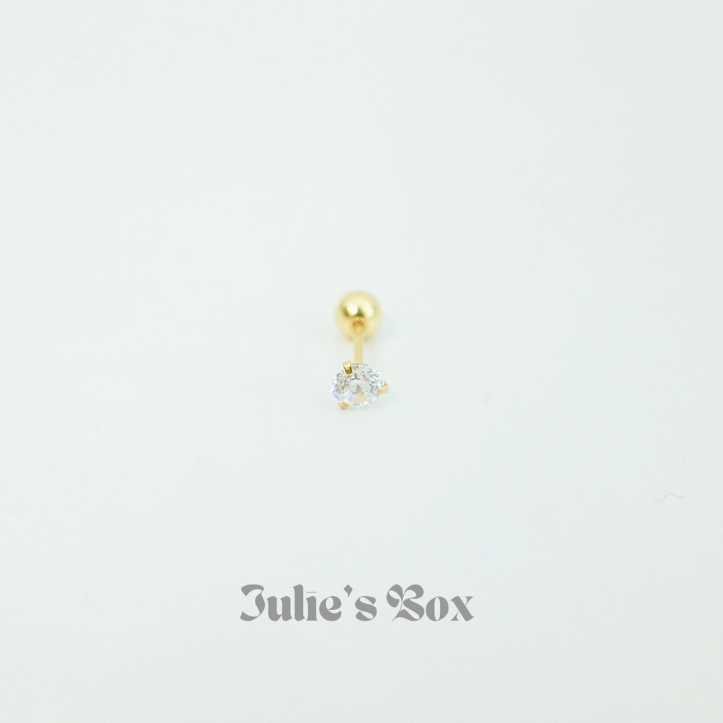 [COMBO] Tiết Kiệm 10-15K Set Khuyên Tai Nam Titan Unisex Không Đen Không Ngứa Không Gỉ Sét Không Dị Ứng julies box