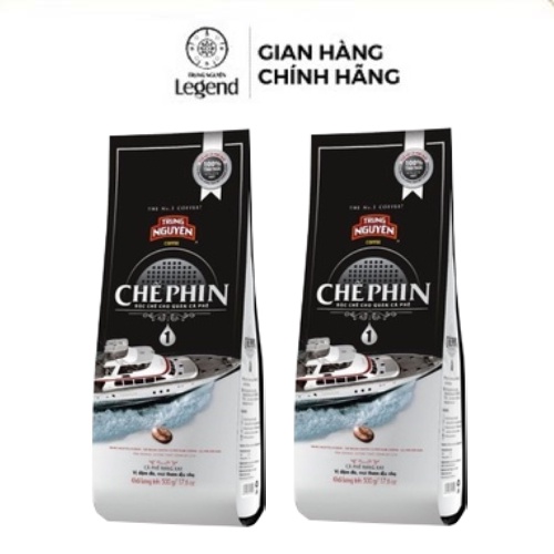 [Pha Phin] Combo 2 Bịch Cà phê Rang Xay Chế Phin 1 - Trung Nguyên Legend - 500gr - Culi, Robusta