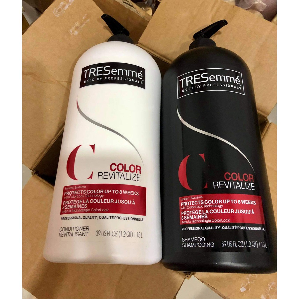 CẶP GỘI XẢ TRESEMME COLOR REVITALIZE DÀNH CHO TÓC NHUỘM UỐN 1.15L *2 NỘI ĐỊA MỸ