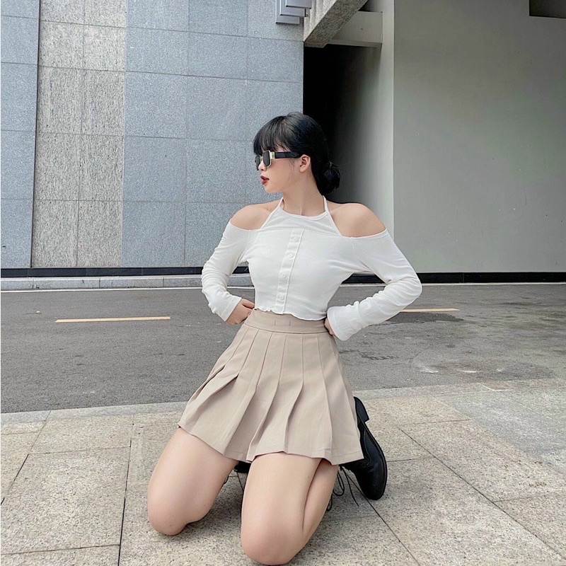 ÁO YẾM CỘT DÂY TAY DÀI