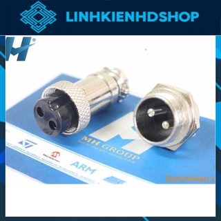 Bộ Jack GX đực-cái Gx16 gx12 phi 16 phi 12
