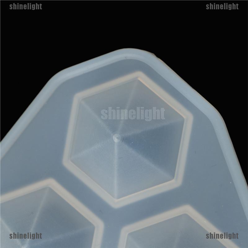 Khuôn Silicon Trong Suốt Tạo Hình Kim Cương Trang Trí DIY