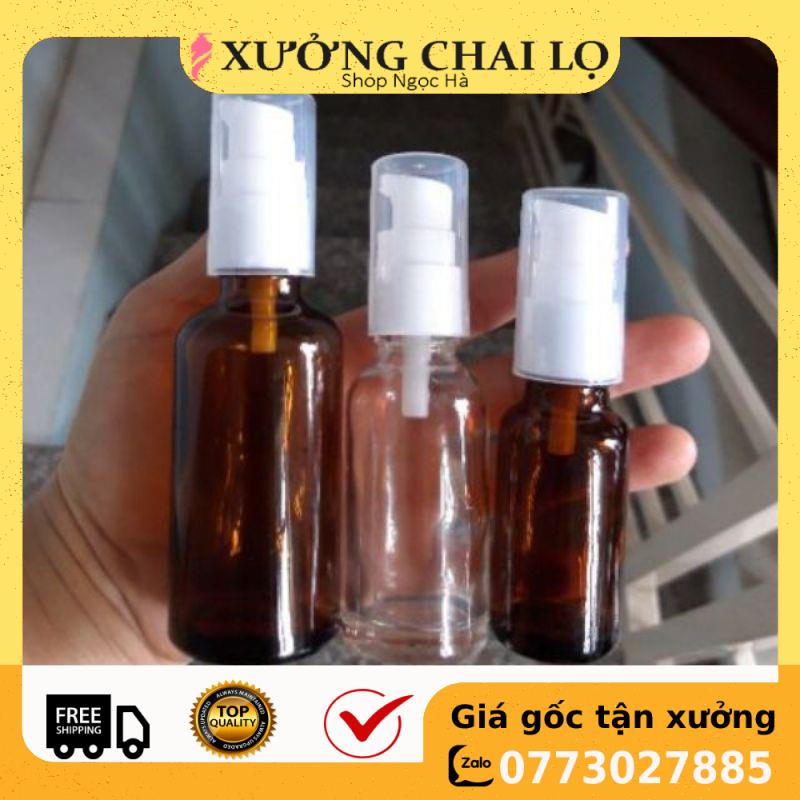 Chai Chiết Mĩ Phẩm ❤ GIÁ RẺ NHẤT ❤ Chai thủy tinh xịt giọt 30ml,50ml,100ml chiết mỹ phẩm, dầu gội, sữa tắm, serum .