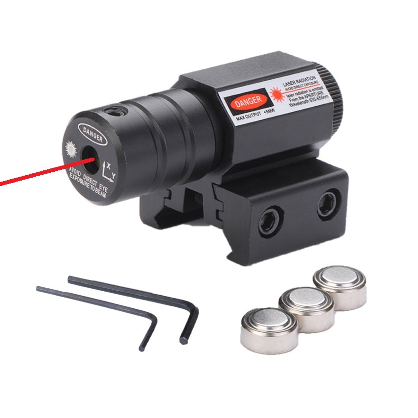 Đèn Laze Laser AT Tia Đỏ Gắn Rảnh 11 / 20 Giá Rẻ