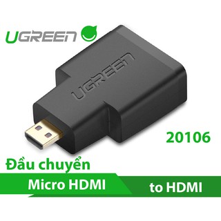 ĐẦU CHUYỂN Micro HDMI to HDMI 20106 UGREEN Chính Hãng