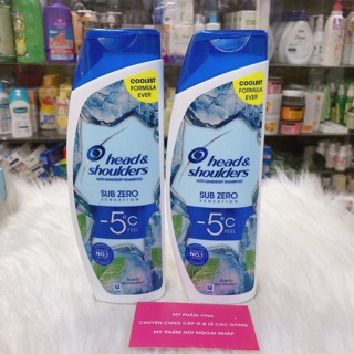 Dầu gội làm sạch gàu Head and Shoulders Sub Zero Sensation -5C 300ml