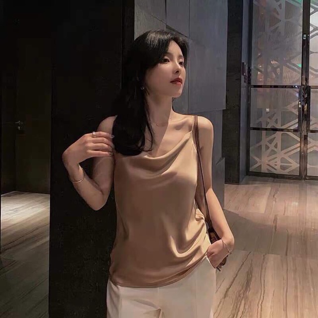 Áo 2 dây phi bóng lụa mềm mịn (kèm hình chụp) | BigBuy360 - bigbuy360.vn