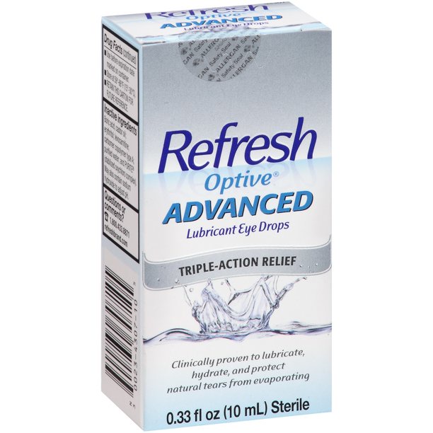 [DATE 2/2023] Refresh Optive Advanced Lubricant Eye Drops 10ML