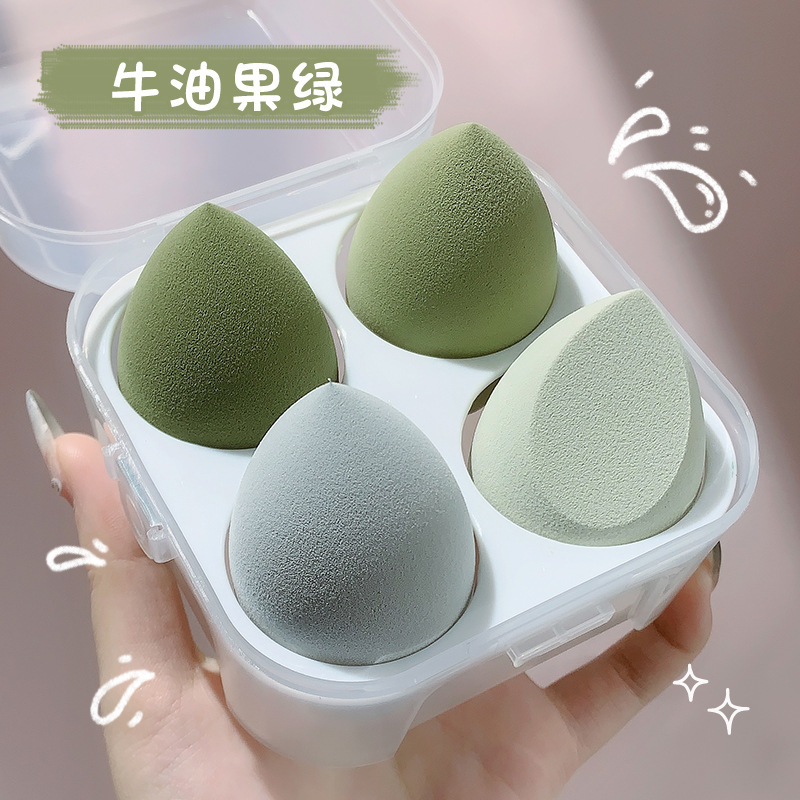 [Hàng mới về] Set 4 Mút Trang Điểm Mềm Mịn Tiện Dụng Chất Lượng Cao