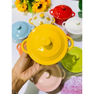Chén Sứ Ăn Dặm Có Nắp Size To Cho Bé