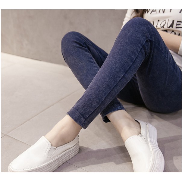 Combo 2 quần jean bầu+1 quần đùi mặc váy