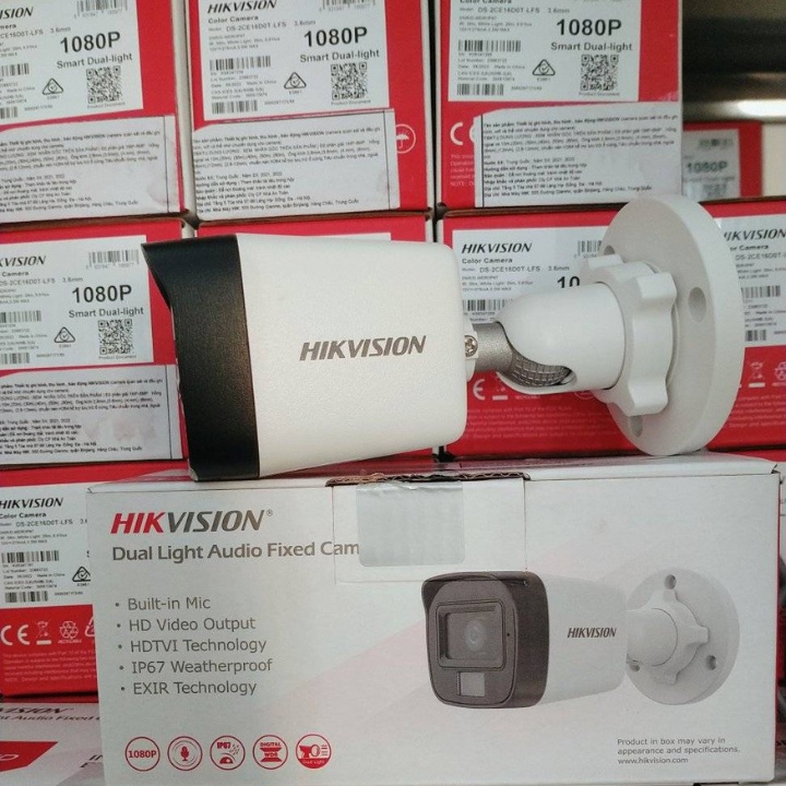 ⚡️Chính Hãng⚡️Camera Hikvision 2.0MP Fullcolor Tích hợp micro Đèn Led Ban Đêm