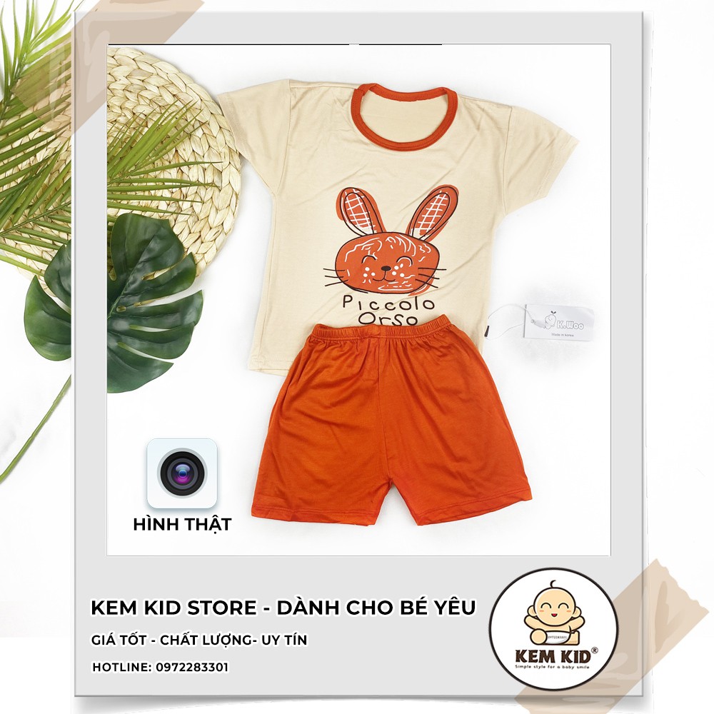 BộThun Hình Thú ngộ nghĩnh,vải mềm mịn, thấm hút, mát mẻ cho bé yêu