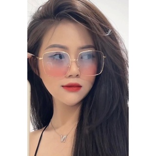 Kính râm nữ chuẩn UV400, kính mát vintage vuông C3 chống ánh sáng xanh, UV400 Jolie eyewear