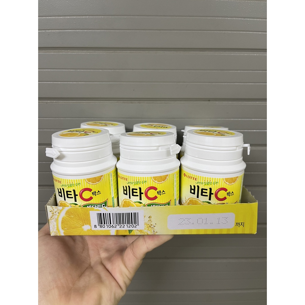 Kẹo ngậm vitamin C Lotte Hàn Quốc 65g (hàng nhập khẩu)
