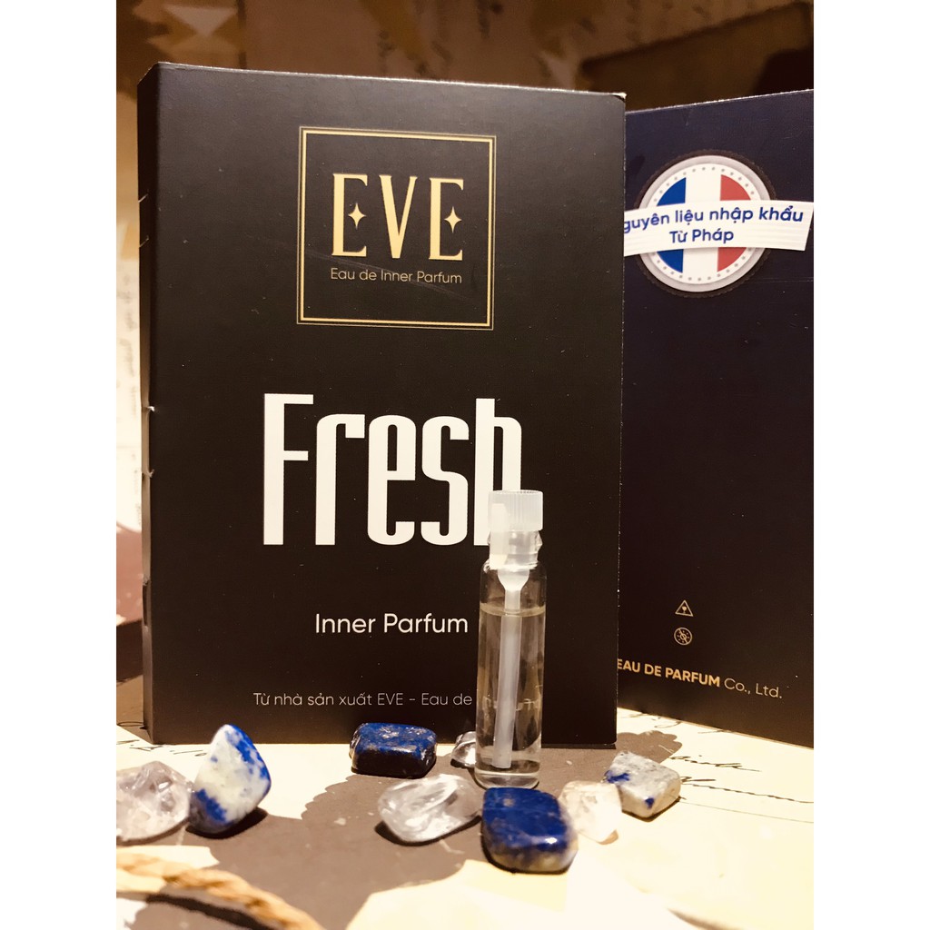 Nước hoa vùng kín nam 1ml FRESH - Nước hoa vùng kín chính hãng EVE - Eau de Parfum (Có che tên sản phẩm) | Thế Giới Skin Care