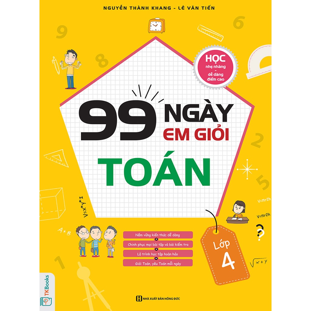 Sách Bổ Trợ - 99 Ngày Em Giỏi Toán Lớp 4