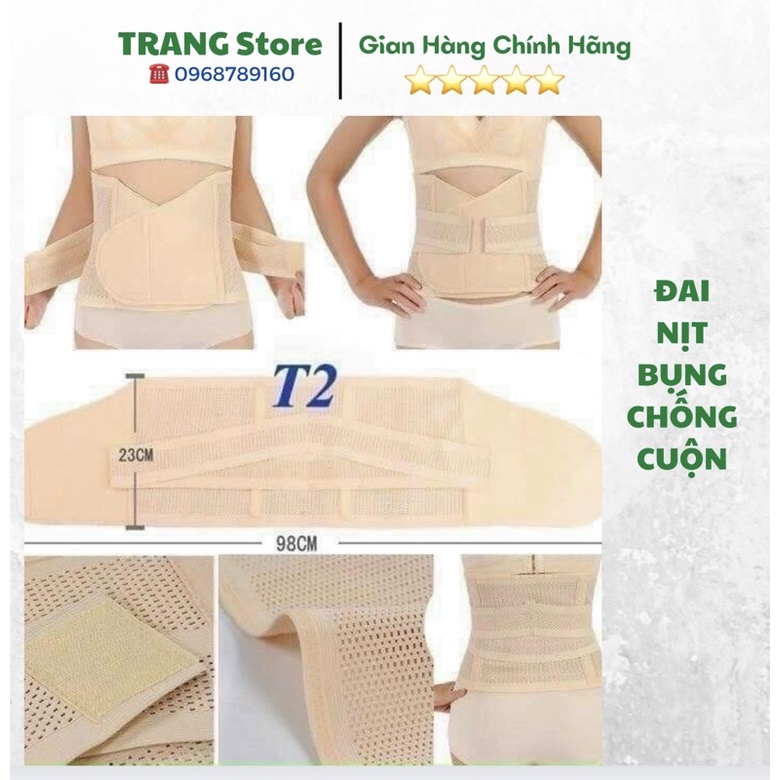 Đai nịt bụng chống cuộn định hình eo, giảm eo, chống chảy xệ