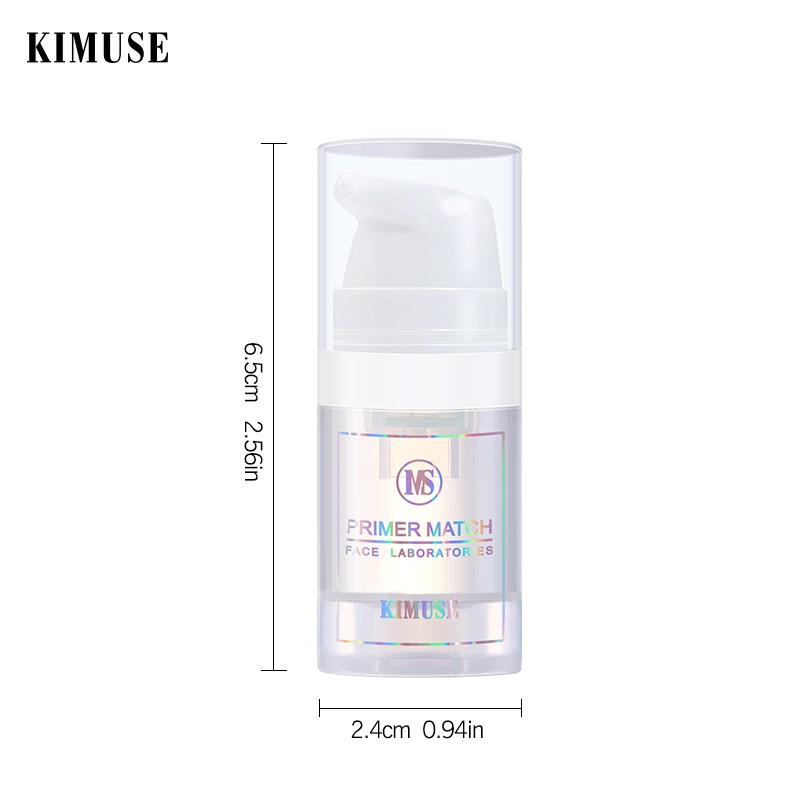 Kimuse kiểm soát dầu kem lót trang điểm che lỗ chân lông lâu trôi chuyên dụng