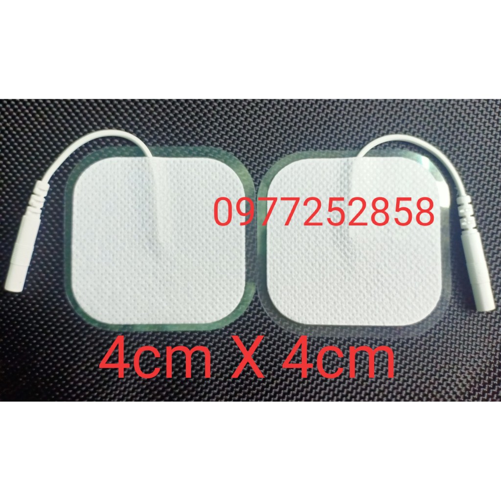 Cặp Miếng Dán Xung Điện máy vật lý trị liệu MPT812. DoctorHome va Dr.Ho (4*4cm)