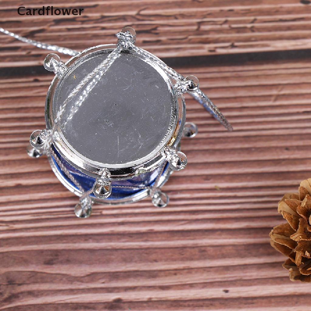 Bộ 12 Trống mini Nhiều Màu Sắc Dùng Trang Trí Giáng Sinh Mới