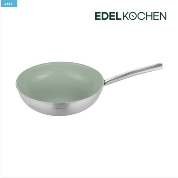 Serie Chảo Prism 3 lớp chống dính Xanh Mint đáy từ size 24cm&28cm