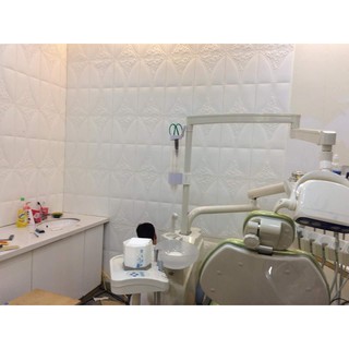 Xốp dán tường hoa hồng