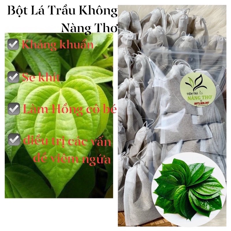 Bột lá trầu không nguyên chất gói 100gr