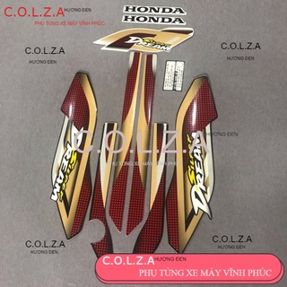 Tem rời dán xe máy Super Dream 2004 caro, Tem hàng đẹp lắp được cả dream thái và dream việt các đời