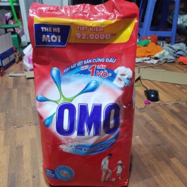 Bột giặt OMO sạch cực nhanh dạng túi 6kg
