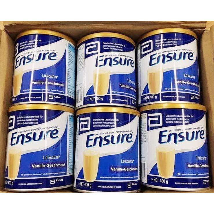 [Mã GROSALE55 giảm 8% đơn 500K] Sữa Ensure của Đức 400g Date mới