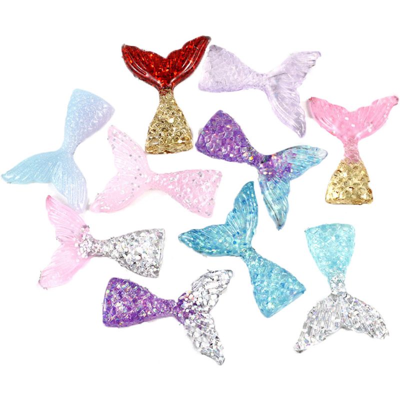 Vòng cổ / Móc Khóa Hình Đuôi Cá Độc Đáo Trang Trí Túi Xách / Đồ Chơi Slime