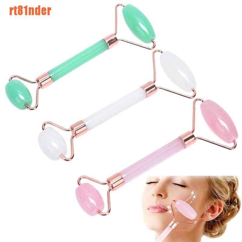 Cây Lăn Mát Xa Hai Đầu Bằng Ngọc Bích Chăm Sóc Da