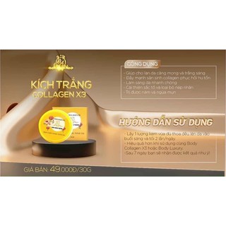 Kích trắng X3 collagen chính hãng công ty