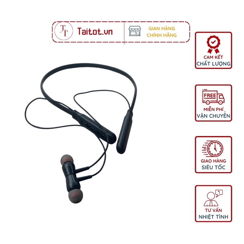 Tai nghe bluetooth thể thao đeo cổ GR-B11 chống nước kết nối V5.0 - Taitot