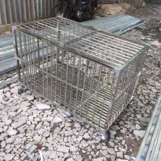 CHUỒNG CHÓ INOX 70*120*80 SHIP HỎA TỐC TPHCM