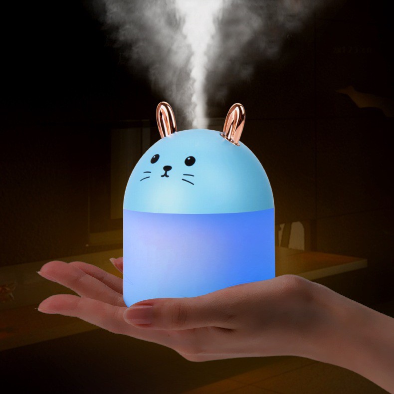 Máy phun sương tạo độ ẩm không khí USB mini bằng sóng siêu âm 220ML giúp khuếch tán hương thơm tinh dầu tại nhà / xe hơi