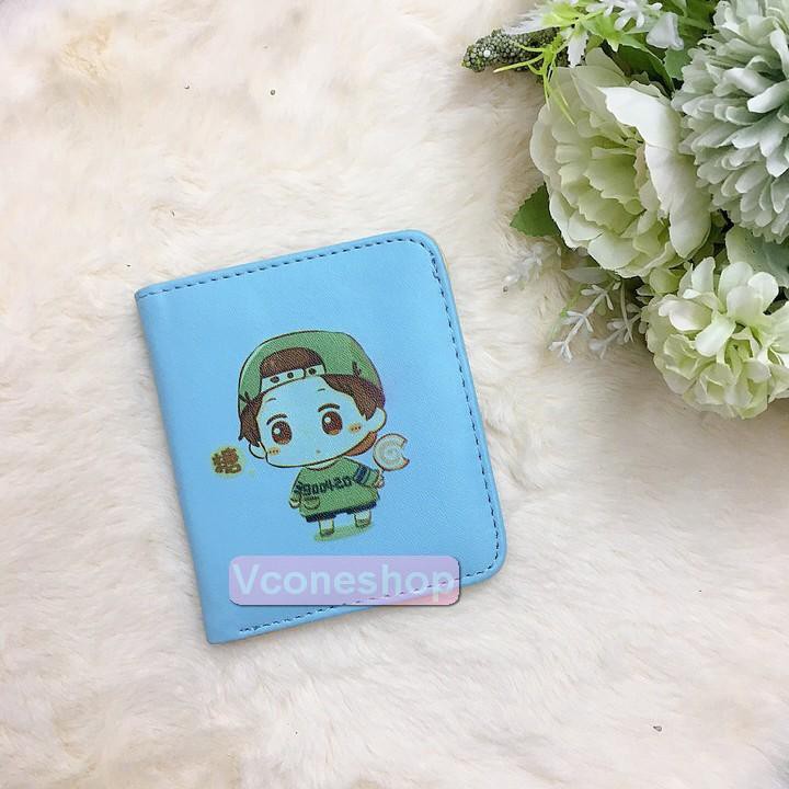 Ví Luhan bóp đựng tiền chibi cầm tay xinh xắn dễ thương